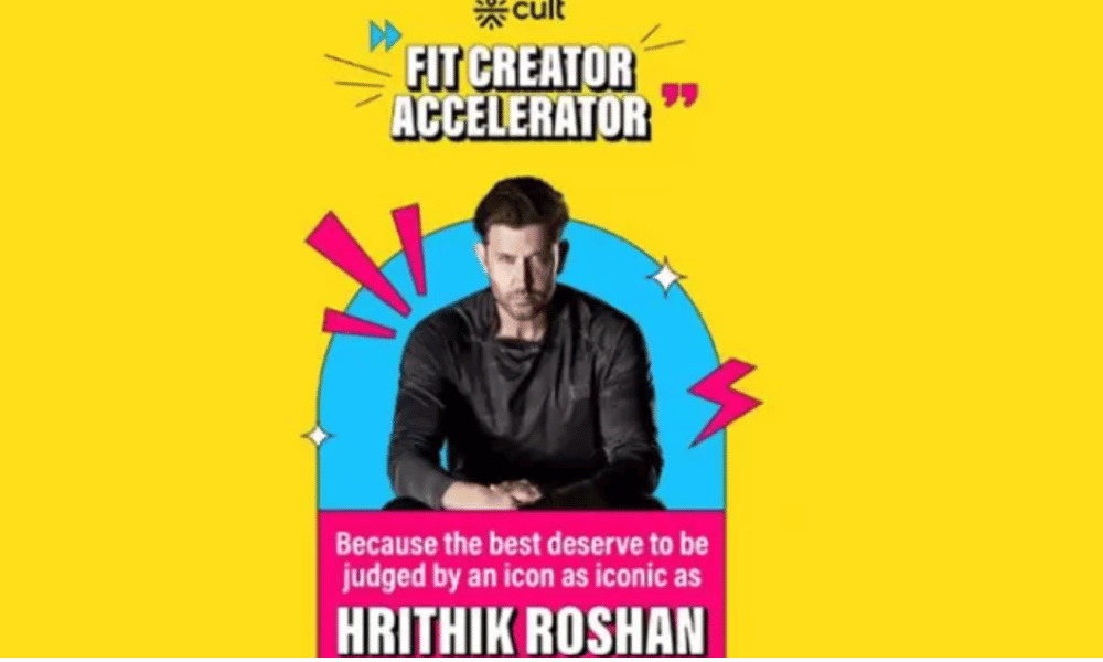 Hrithik Roshan to judge creators for Cult's Creator Acceleretor Campaign. Reelstars