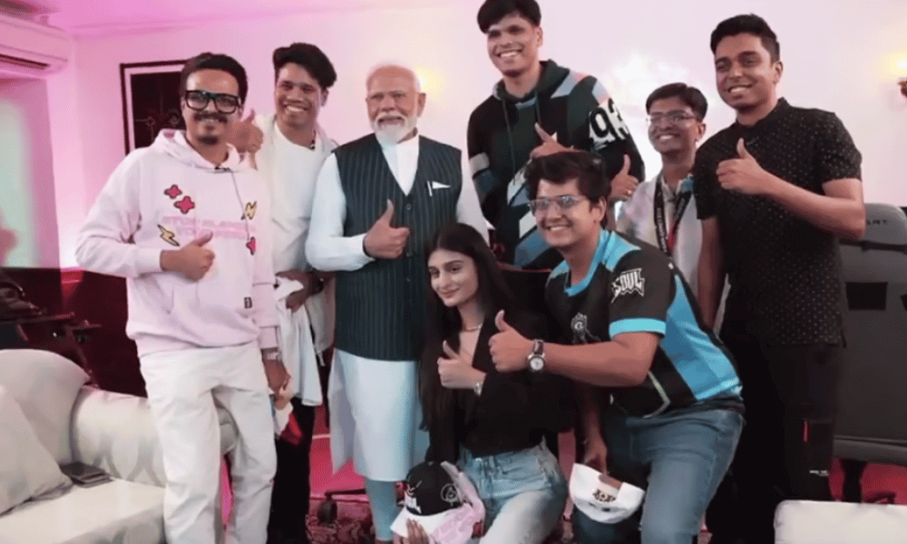 Gamers meet prime minister Narendra Modi - The Reelstars