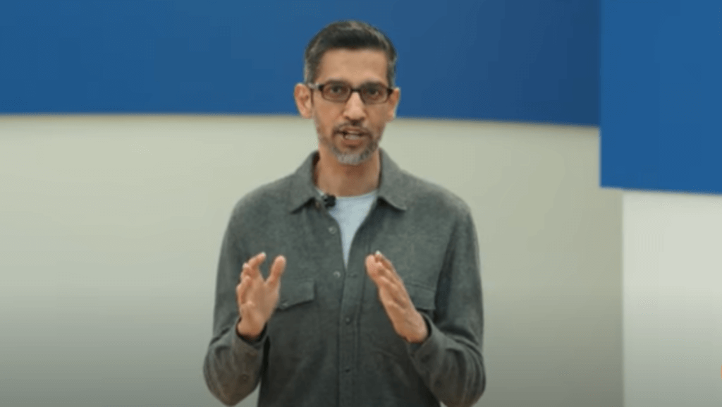 SUNDAR PICHAI GOOGLE I/O 2024 THE REEL STARS