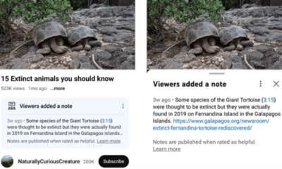 YouTube Experiments with Viewer-Added Context for Videos