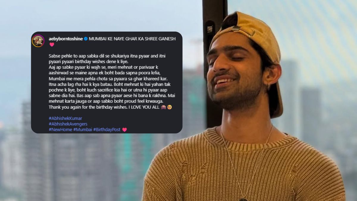 Influencer Abhishek Kumar Gifts Himself a New House in Mumbai on His Birthday