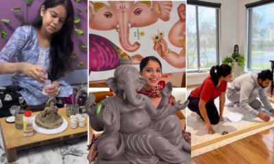 Ganesh Chaturthi 2025: Creators Who Made Their Own Ganpati Idols and Decorated With Love and Devotion