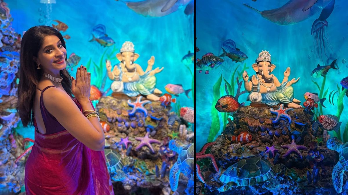 Ganesh Chaturthi 2025: DIY Creator Shweta Mahadik’s Seashell Mandap Wins the Internet