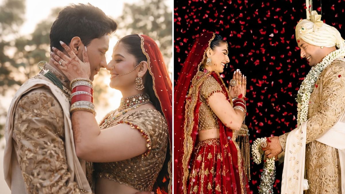 Singer Aksh Baghla Marries Swati Chauhan in a Dreamy Ceremony, Shares Wedding Moments Online