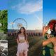 A collage of Desi influencers at Coachella 2026.