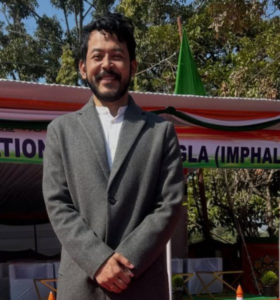 Rohan Philem, the Manipur Cyclist, working on the Mobile Canteen project to support displaced families in Moirang.