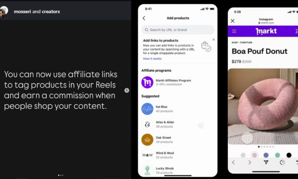 Adam Mosseri's post on Instagram