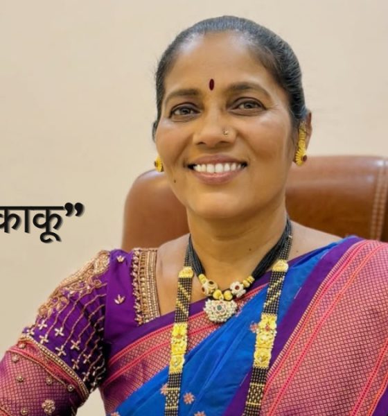 A home-cook entrepreneur from Alibaug, Nalinee “Kaku” Mumbaikar prepares traditional Maharashtrian coastal dishes in her kitchen.