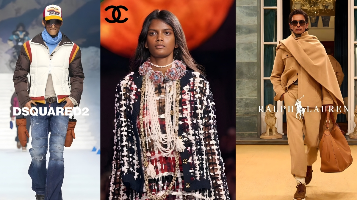 Indian models Milan Fashion Week runway 2026