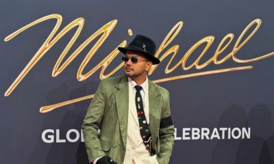 Awez Darbar representing India at a global fan celebration in Berlin honouring Michael Jackson’s legacy during the premiere of the upcoming 2026 biopic Michael, alongside international creators and fans.