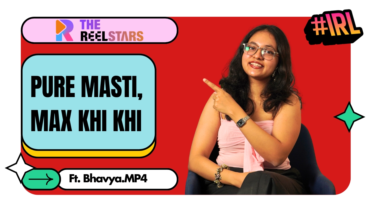 A still of Bhavya Raj from our latest ep of IRL