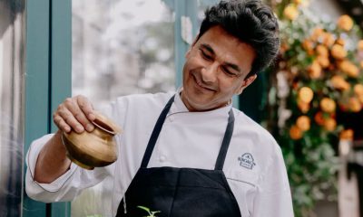 Vikas Khanna, Michelin-starred chef and humanitarian, featured in connection with TIME100 2026 recognition for his global influence through food, films, books, and large-scale charity work.