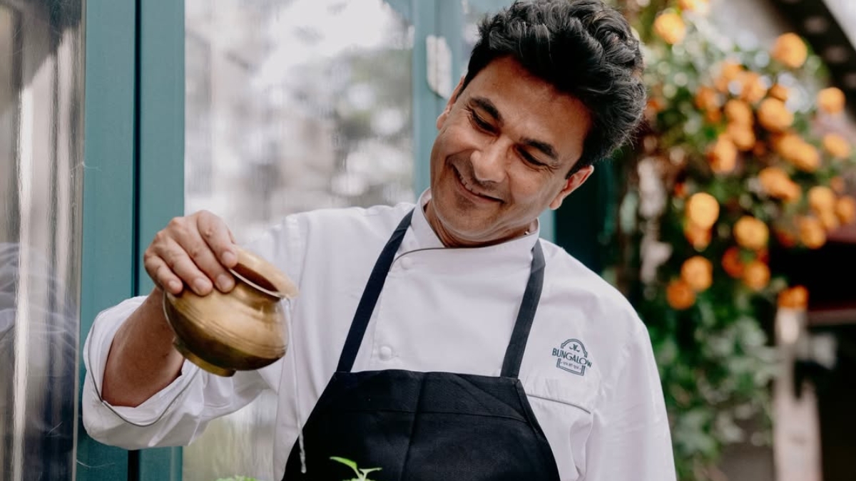 Vikas Khanna, Michelin-starred chef and humanitarian, featured in connection with TIME100 2026 recognition for his global influence through food, films, books, and large-scale charity work.