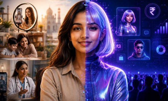 India’s ₹10,000 Crore Influencer Economy Is Entering Its AI Era
