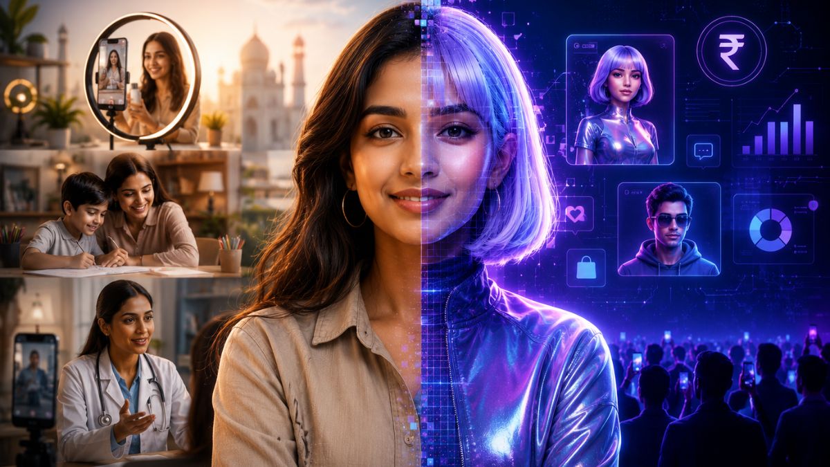 India’s ₹10,000 Crore Influencer Economy Is Entering Its AI Era