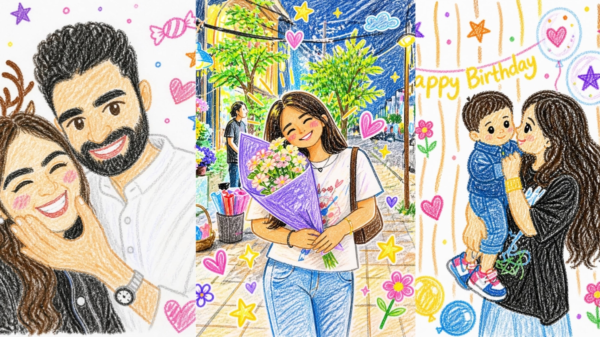 What Is the Crayon Drawing Trend? How It’s Taking Over Social Media