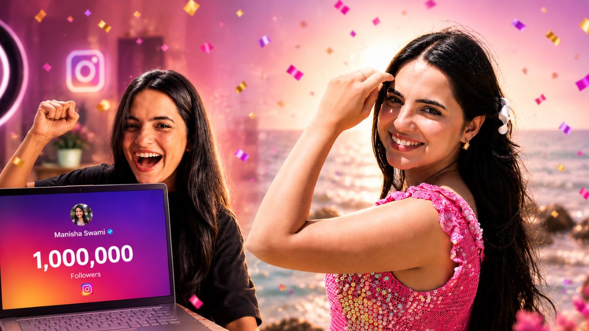 Manisha Swami's journey from relatable skits to 1 million Instagram followers showcases the power of authentic content.
