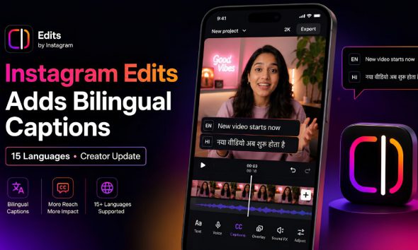 Meta's Edits App Adds Bilingual Captions to Help Creators Reach Global Audiences