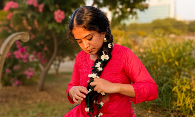 Meet Jyoti Kumawat, The Jaipur Creator Behind Viral Floral Hairstyles And DIY Fashion