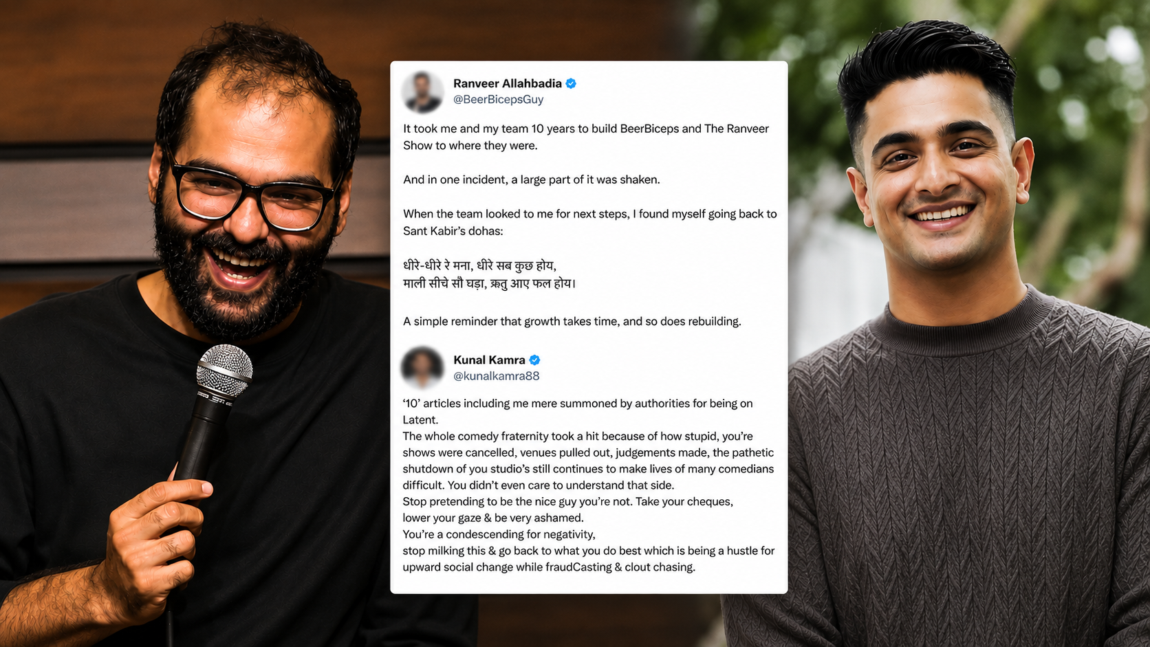 From India’s Got Latent to Their Latest Clash: Why Ranveer Allahbadia and Kunal Kamra Keep Crossing Paths