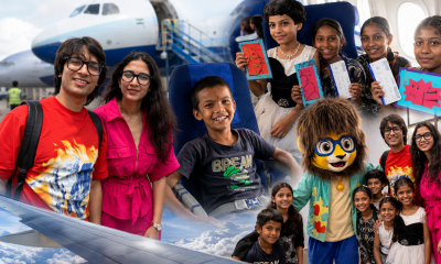 Sourav Joshi and Wife Avantika Book Entire Flight for Underprivileged Children