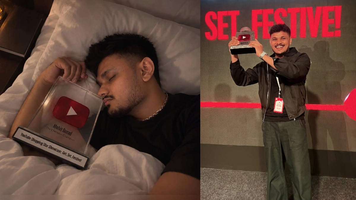 From Product Experiments To A YouTube Award: Mohit Burad’s Six-Year Creator Journey