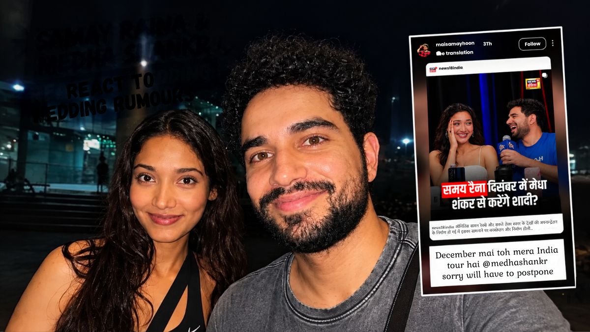 Samay Raina, Medha Shankr React to December Wedding Rumours With Hilarious Replies