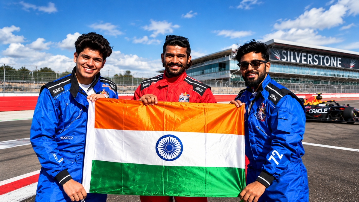 Jonathan Gaming, Shreeman Legend And TechnoGamerz Take Indian Gaming To Silverstone For ‘Max vs 100’