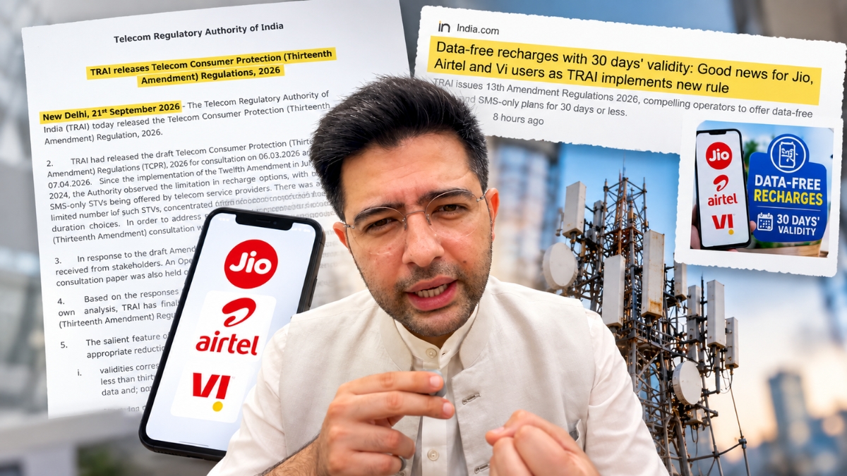 Raghav Chadha’s 13-Recharge Row: From Mobile Plans To His Other Viral Moments