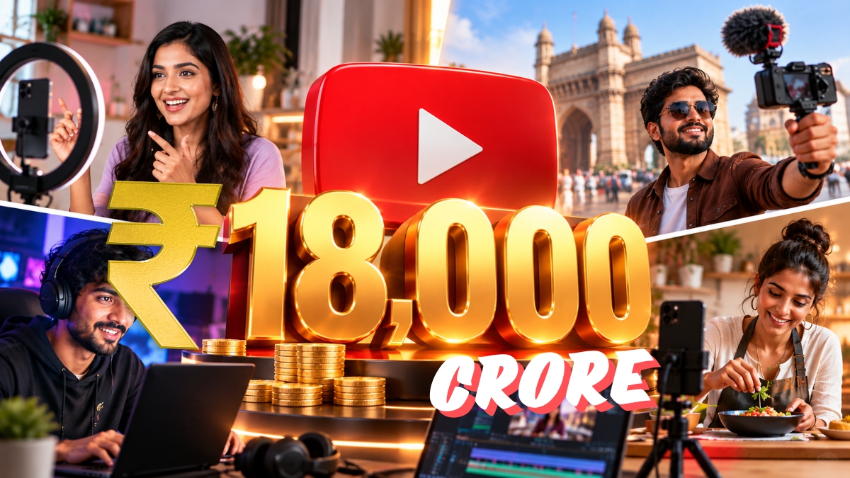 YouTube’s Rs 18,000 Crore Impact on India’s GDP in 2025: How Creators At Every Level Are Building