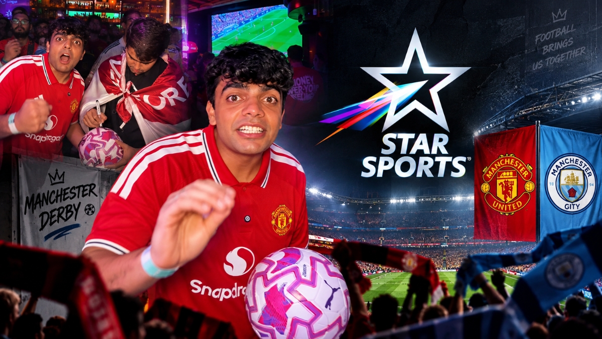 Prannay Joshi Teams Up With Star Sports India For Manchester Derby Promo
