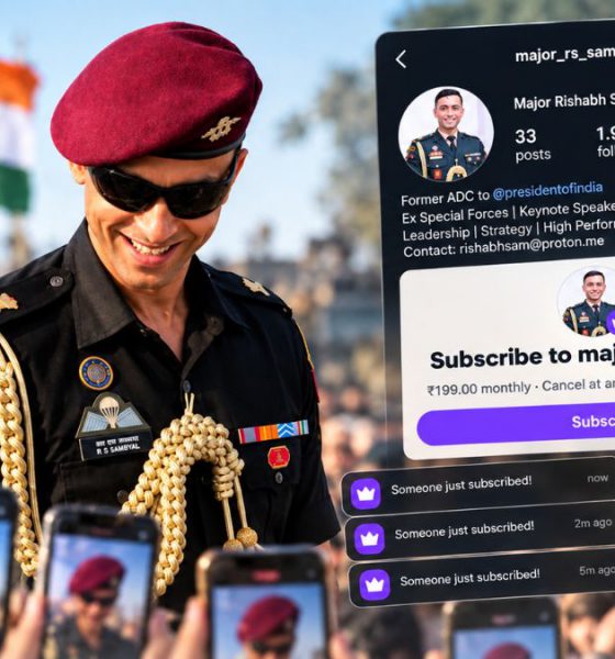 Major Rishabh Singh Sambyal Goes Viral as 1,000+ Fans Subscribe to His Instagram Content
