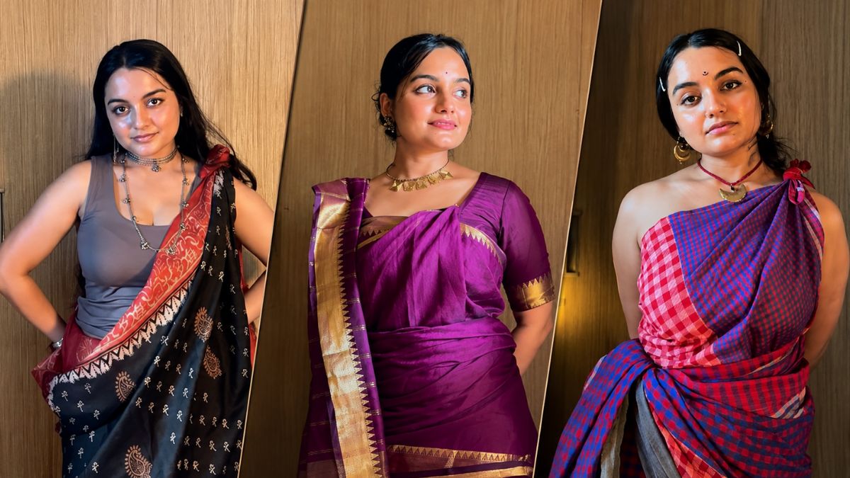 Meet Tamasi, The Creator Exploring Sarees Through Different Drapes