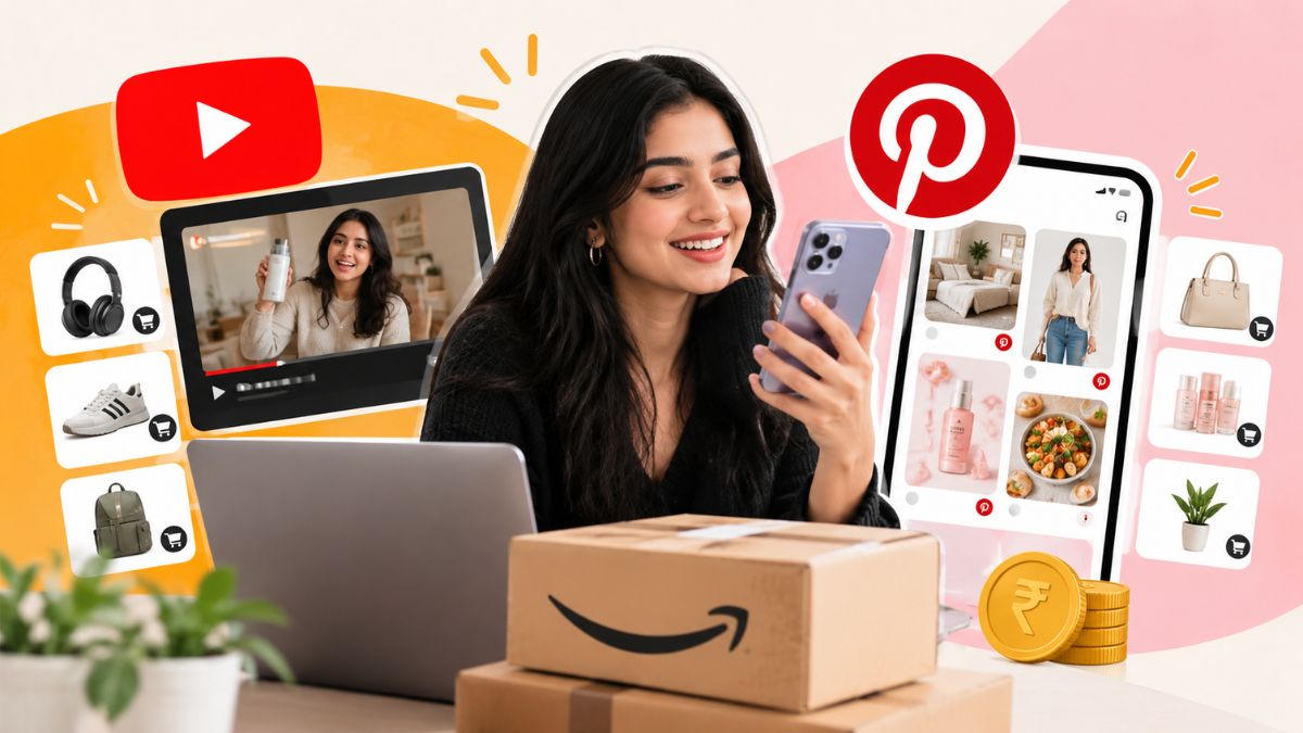 Amazon Creators Can Now Earn Money on YouTube and Pinterest in India
