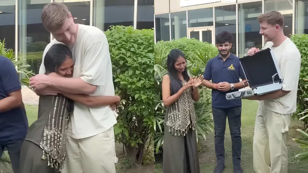 Indian Creator Maya Gupta Meets MrBeast After 365-Day Challenge, Receives $10,000 for Charity