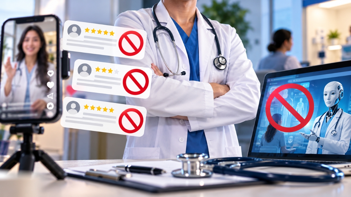 Doctors Can No Longer Use Patient Reviews and AI Ads to Attract Patients