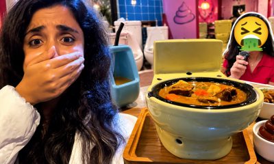 Indian Creator Aakansha Monga Gives Taiwan’s Toilet-Themed Restaurant Food 5/10